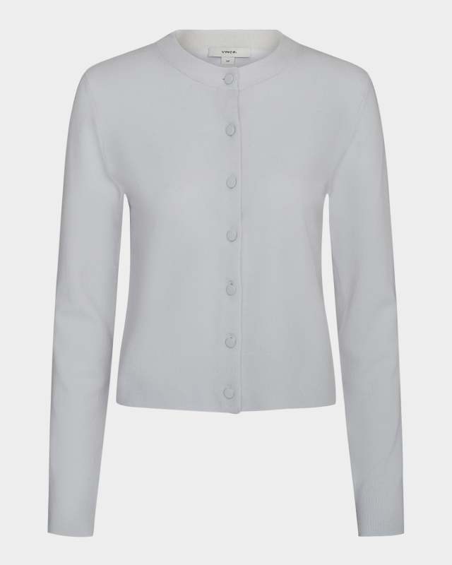 Tipped Half-Moon Cardigan